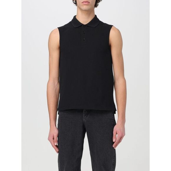 Saint Laurent Polo Shirt Men Black
